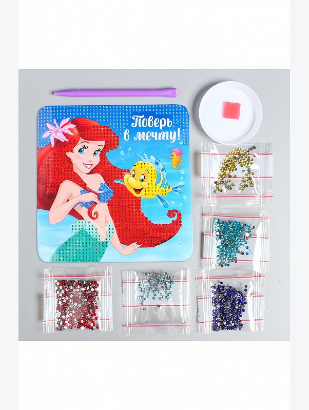 Алмазная мозаика на шкатулке Disney