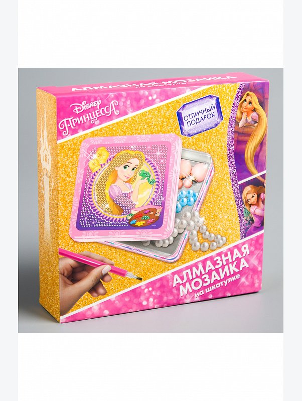 Алмазная мозаика на шкатулке Disney