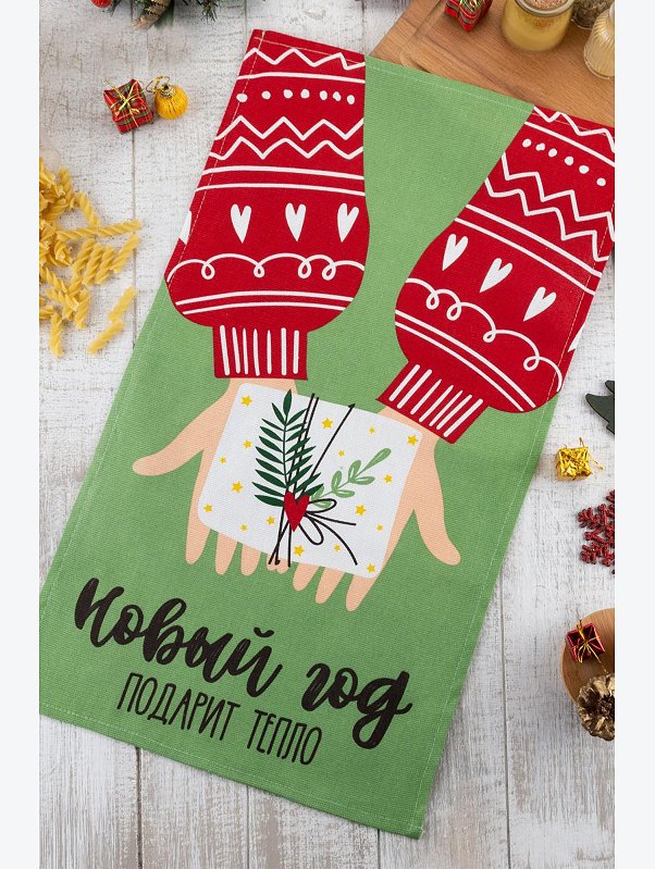 Полотенце из рогожки Доляна