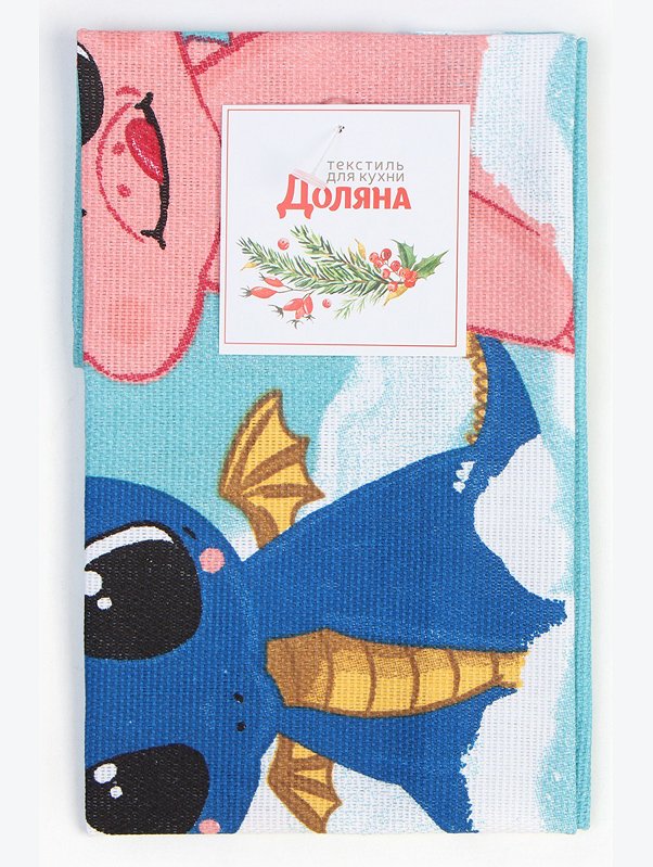 Полотенце из рогожки Доляна
