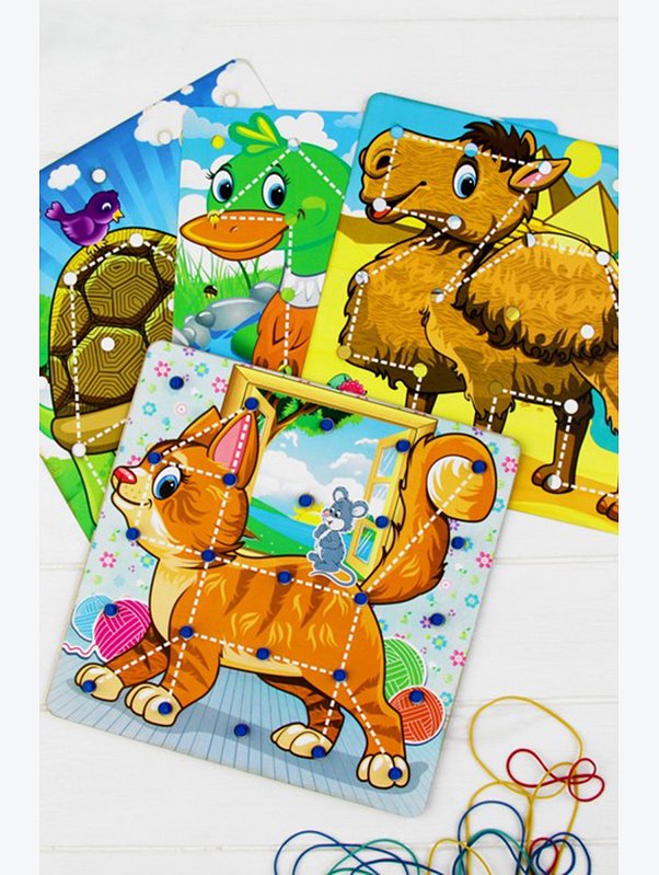 Геоборд 4 шт. Woodlandtoys