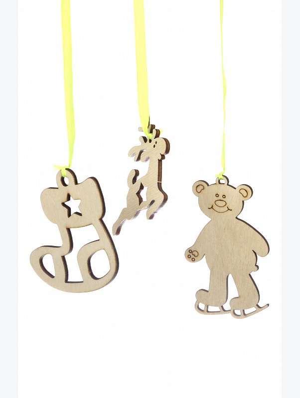 Фигурки для декорирования Новогодние подвески Woodlandtoys