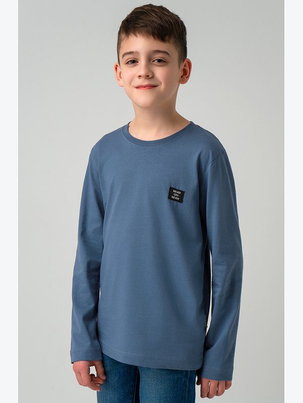 Хлопковый лонгслив для мальчика Bonito