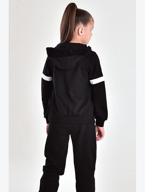 Толстовка из футера для девочки Takro