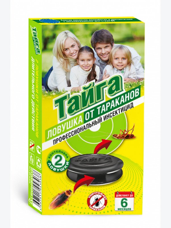Ловушка от тараканов 2 шт Тайга