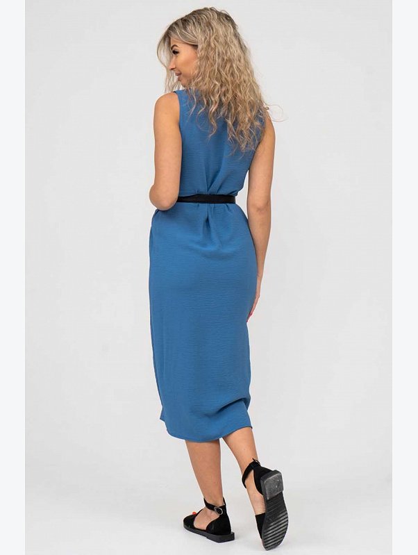 Женское летнее платье из ткани-жатка Текс-Плюс.ru