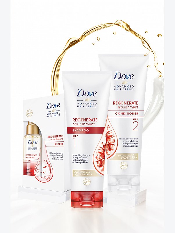 Сыворотка-масло Advanced Hair Series Прогрессивное восстановление без парабенов 50 мл Dove