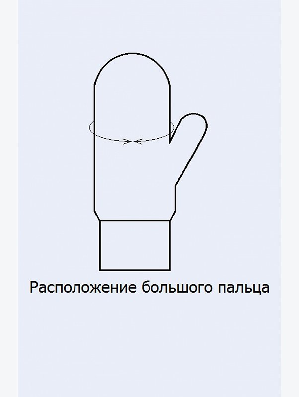 Варежки женские шерстяные Бабушкины носки