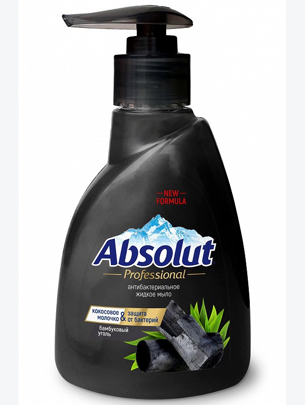 Жидкое мыло бамбуковый уголь 250 мл Absolut