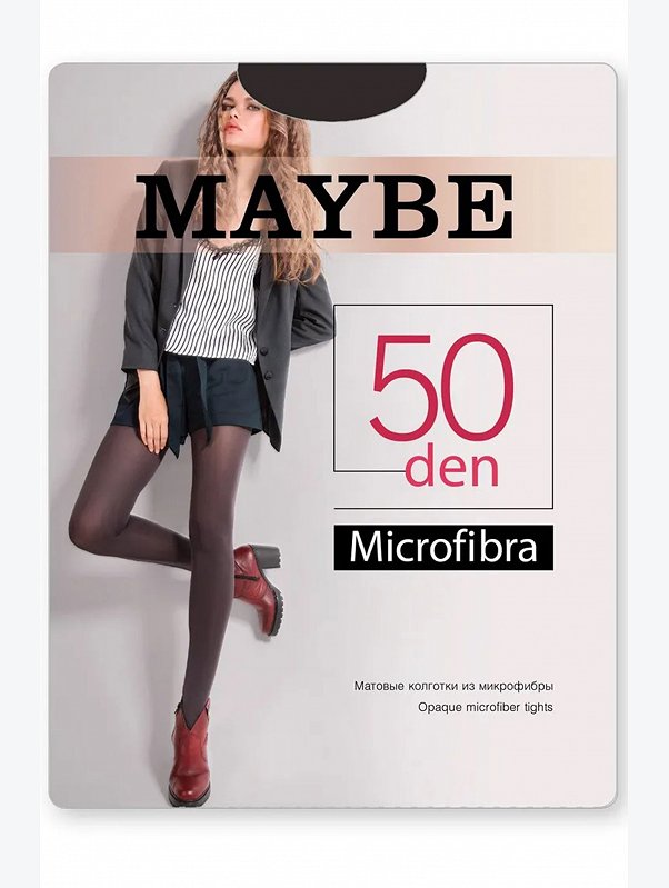 Женские колготки из микрофибры 50 ден Maybe
