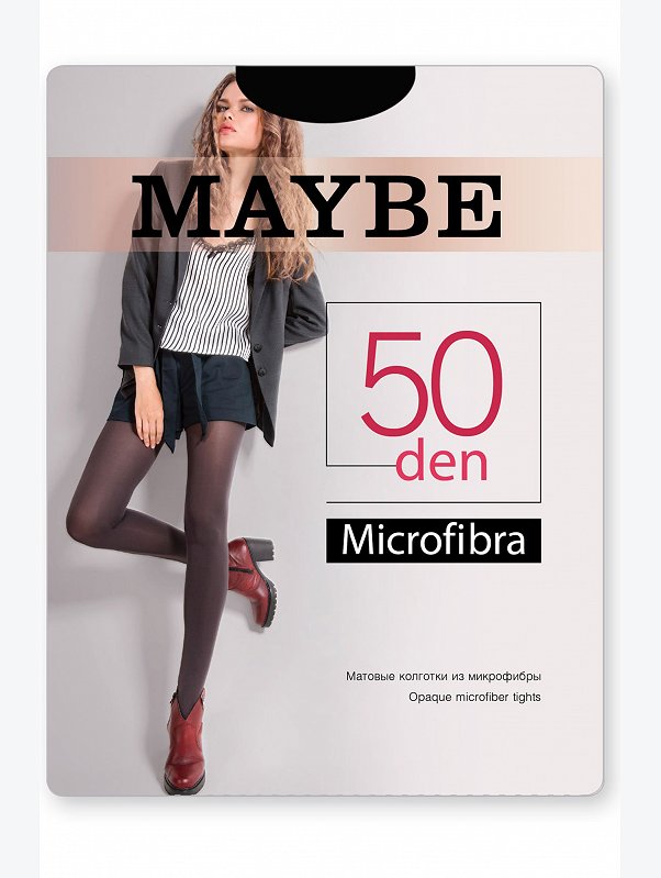 Женские колготки из микрофибры 50 ден Maybe