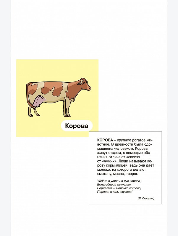 Цветные карточки 12шт. Издательство Учитель