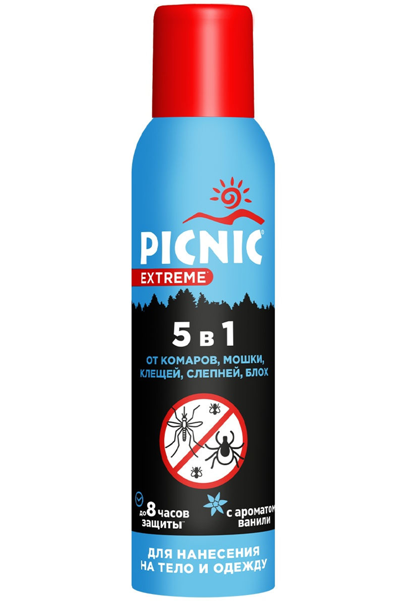 Extreme 5. Аэрозоль от комаров мошек клещей слепней блох Picnic extreme 5 в 1, 150 мл. Picnic extreme - аэрозоль от клещей, 150 мл. Аэрозоль от кровососущих насекомых Picnic extreme 5в1 (150 мл). Репеллент пикник экстрим от насекомых и клещей аэрозоль 150мл.