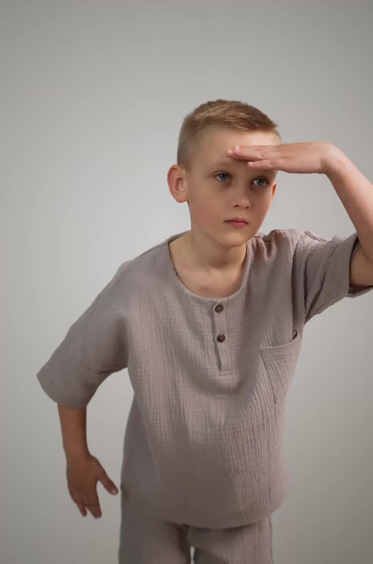 Костюм детский из муслина Happyfox