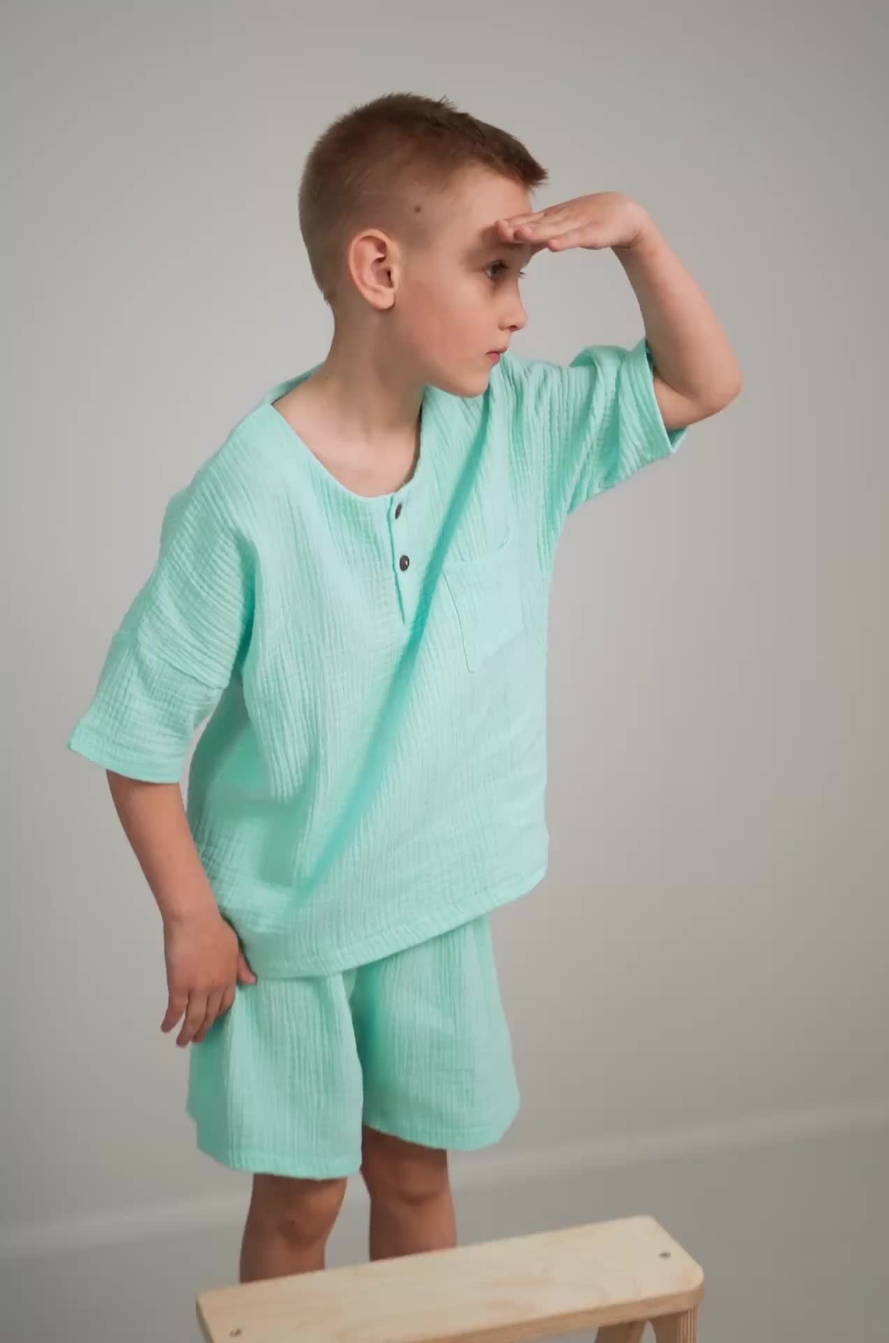 Костюм детский из муслина Happyfox