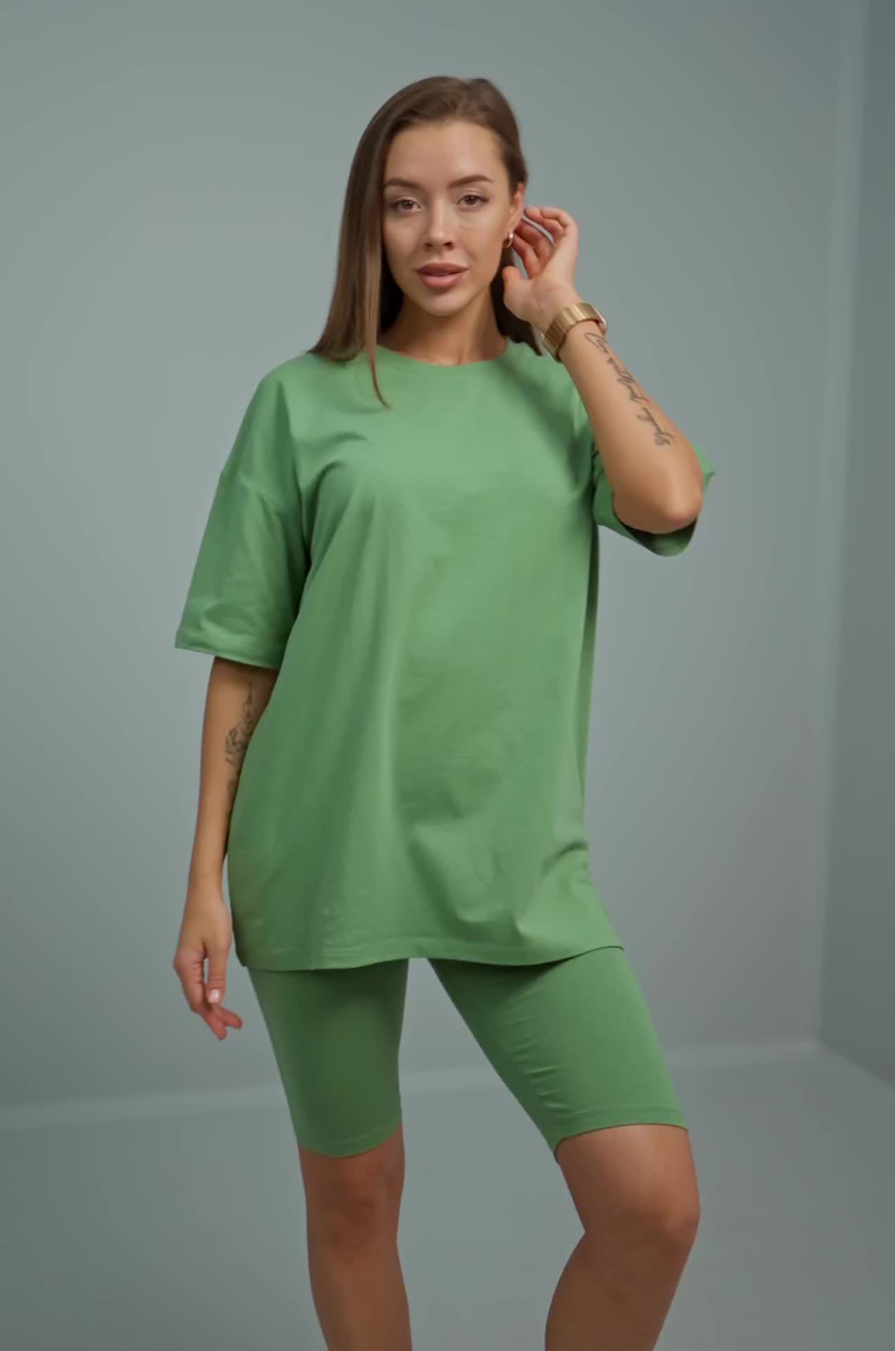 Женский костюм оверсайз Happyfox