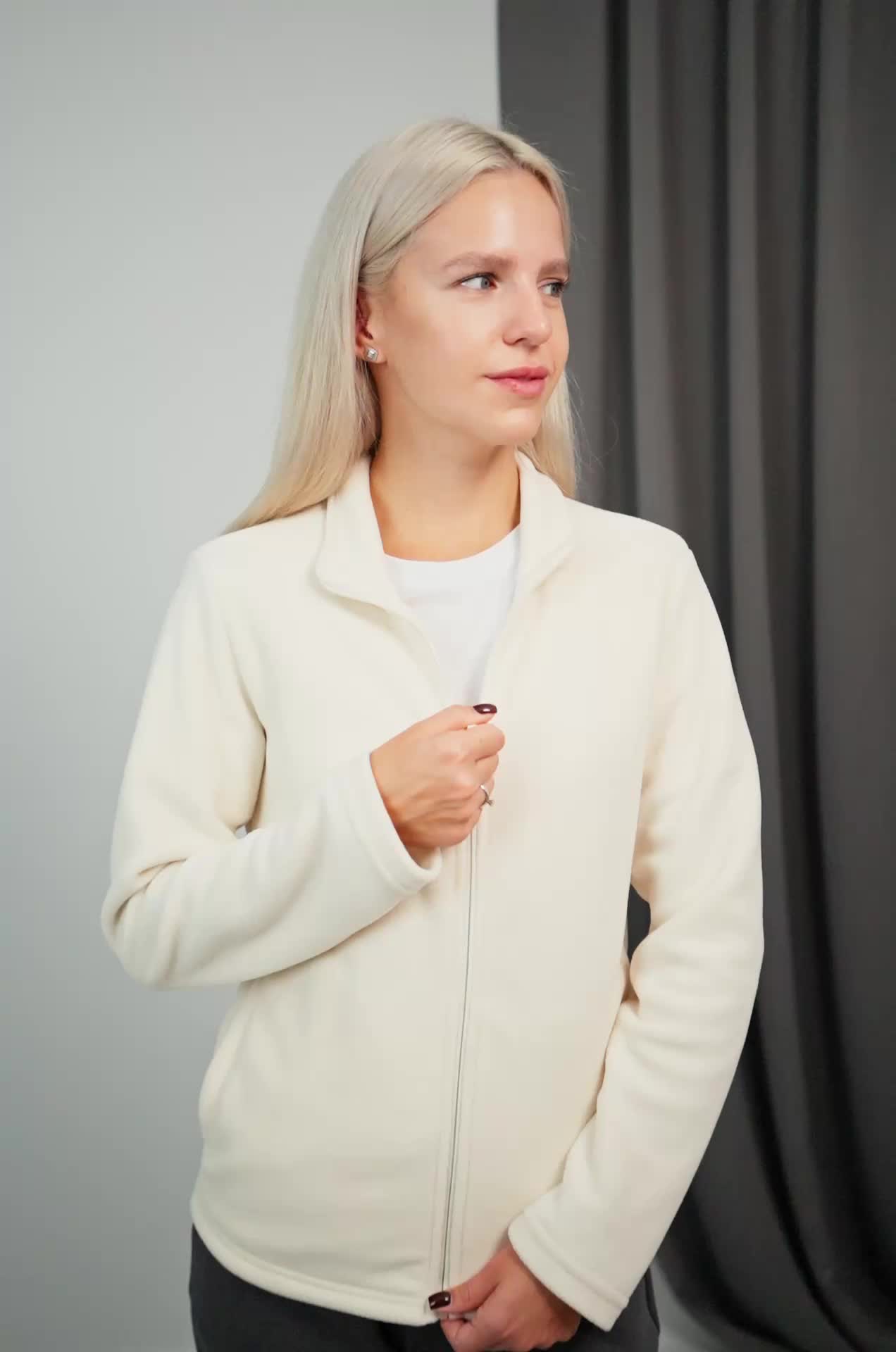 Женская флисовая толстовка Happyfox