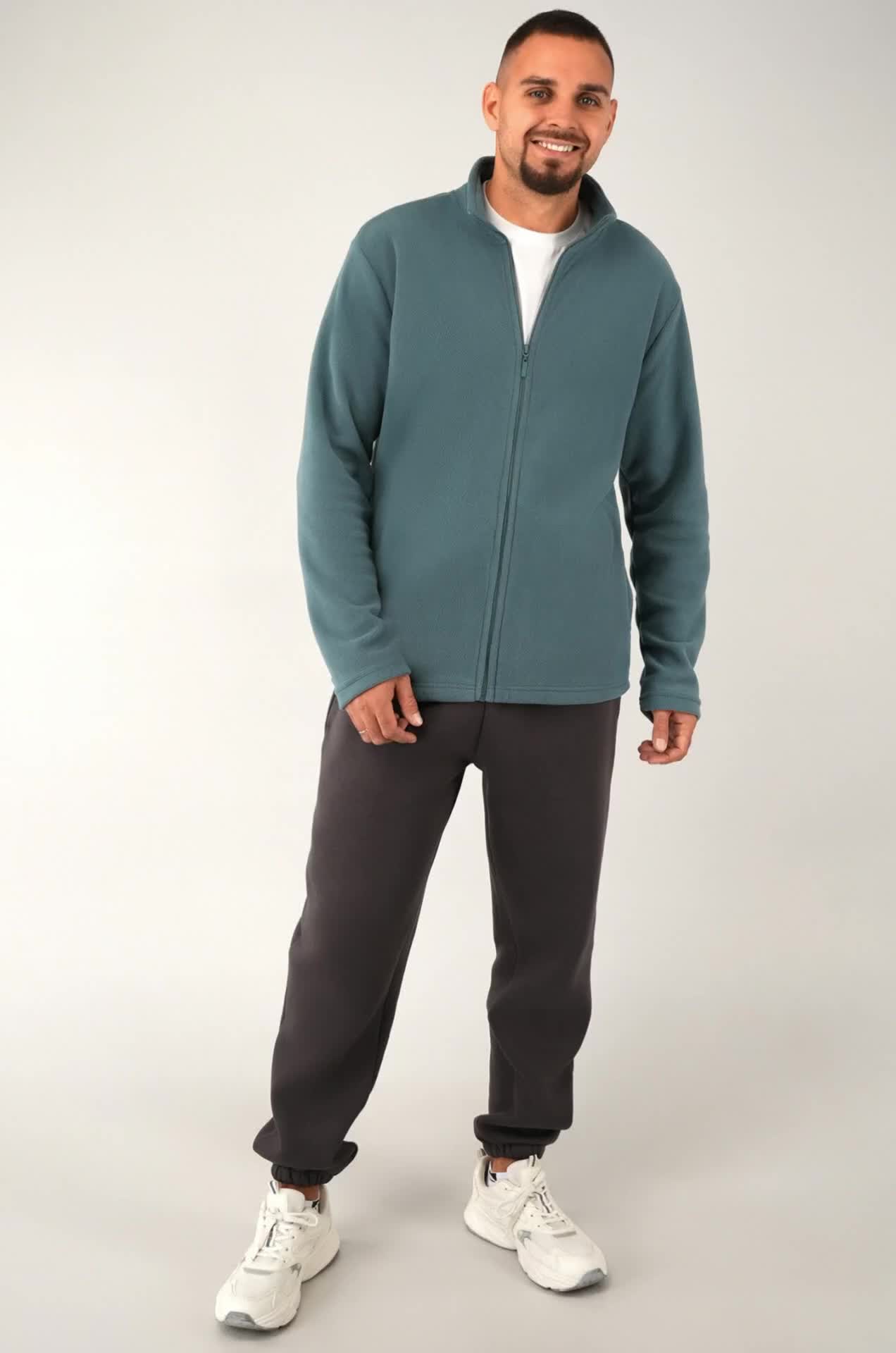 Мужская флисовая толстовка Happyfox